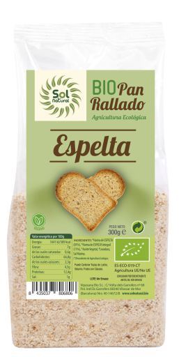 Pan Rallado de Espelta Bio 300 gr