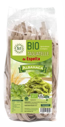 Tagliatelle de Espelta con Albahaca Bio 250 gr