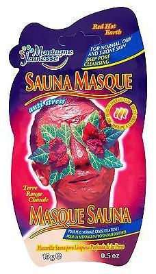 Máscara facial de sauna al rojo vivo