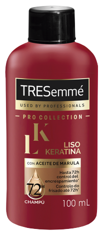 Champú Liso Keratina Viaje 100 ml