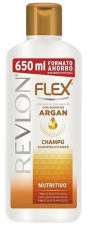 Flex Champú Nutritivo con Keratina y Aceite de Argán 650 ml