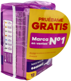 Compresas para Pérdidas de Orina Discreet Maxi 12 uds