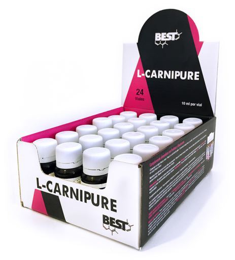 L-Carnitine Vials 24 Viales 10 ml Sin Sabor