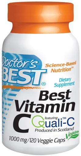 Vitamin C With Quali-C 1000 mg 120 Cápsulas vegetales