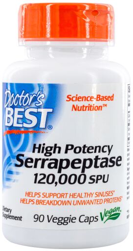 High Potency Serrapeptase 90 Cápsulas