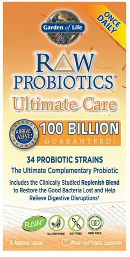 Raw Probiotics Ultimate Care 30 Cápsulas Vegetales