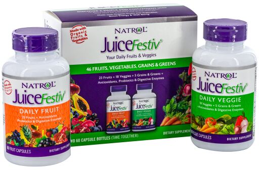 Juicefestiv Daily Fruits & Veggie 60 + 60 Cápsulas