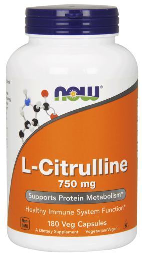 L-Citrulline 750 mg 180 Cápsulas Vegetales