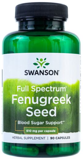 Fenugreek Seed 610 mg 90 Capsulas