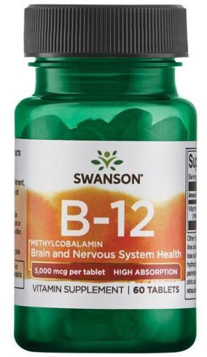 Vitamina B12 Metilcobalamina Alta Absorción 60 tabletas