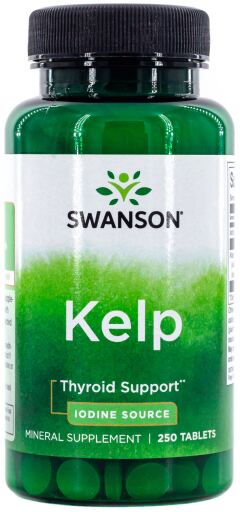 Kelp Iodine Source Suplemento 250 Tabletas
