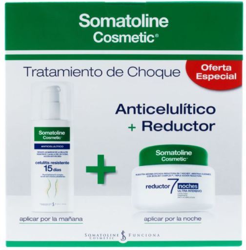 Tratamiento de Choque: Celulitis Resistente 150 ml + Reductor Intensivo 7 Noches 450 ml