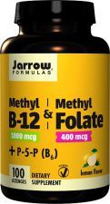 Methyl B12 & Methyl Folate 400 mg Lemon 100 Tabletas