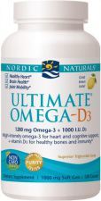 Ultimate Omega D3 Limón 120 Cápsulas Blandas