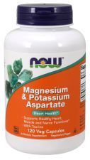 Aspartato de Magnesio y Potasio 120 Cápsulas Vegetales