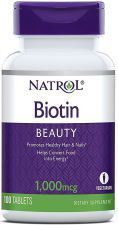 Biotina 1000 mcg 100 Comprimidos