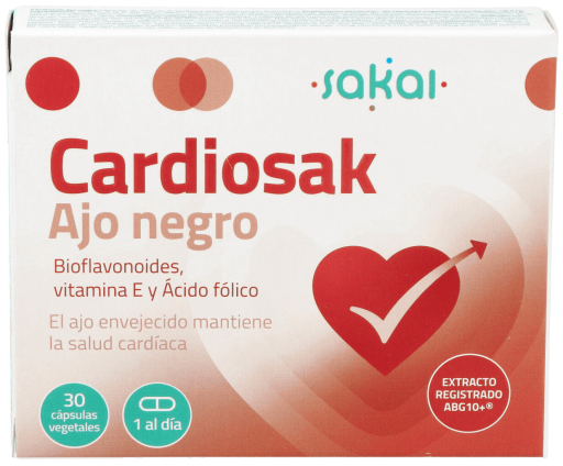 Cardiosak Ajo Negro 30 Cápsulas