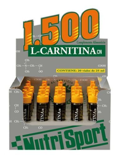 L-Carnitina Fresa 1500mg 20 Ampollas