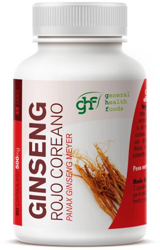 Ginseng Rojo Coreano 500 mg 90 Cápsulas