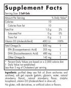 DHA Prenatal 830 mg Omega 3 90 Cápsulas Blandas