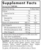 DHA 830 mg Omega-3 Fresa 90 Cápsulas Blandas