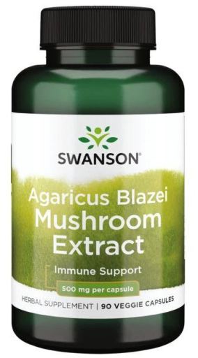 Extracto de Hongo Agaricus Blazei 500 mg 90 Cápsulas vegetales