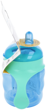 Vaso Infantil con Boquilla Blanda Verde 200 ml