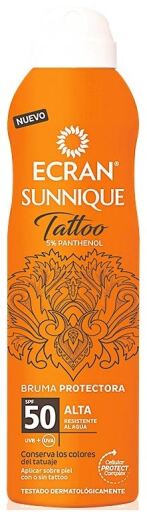 Sunnique Bruma Protectora Pieles Tatuadas SPF 50 250 ml