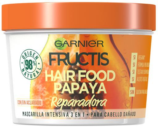 Fructis Hair Food Mascarilla Papaya 390 ml