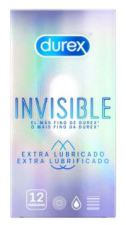 Preservativo Invisible Extra Lubricado 12 uds