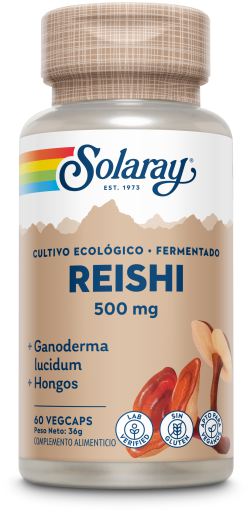 Fermented Reishi 500 mg 60 Capsulas Vegetales