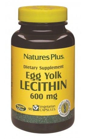 Lecitina de Huevo 600 mg 90 Cápsulas