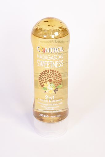 Gel masaje efecto calor Madagascar Sweetness 2 en 1 - 200 ml