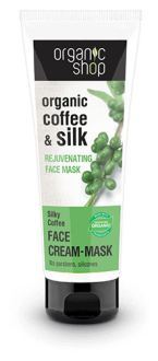 Mascarilla Facial Rejuvenecedor de Café y Seda