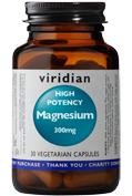 Magnesio de Alta Potencia 300 mg 30 Cápsulas Vegetarianas