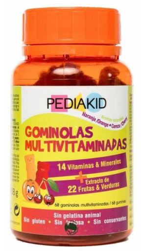 Pediakid Gominolas Multivitaminadas 60 Unidades