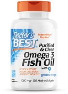 Omega 3 Claro y Purificado de Aceite de Pescado 1000 mg 120 Perlas
