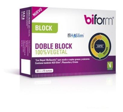 Biform Block Vegano 30 Cápsulas