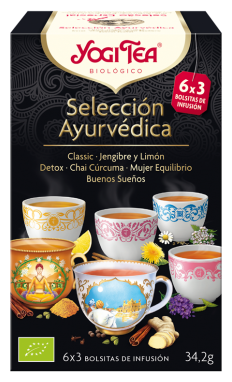 Selección Ayurvédica 6 x 3 Bolsitas