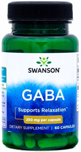 Ácido Aminobutírico Gaba Gamma 250 mg 60 Cápsulas
