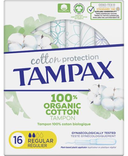 Cotton Protection Tampones Orgánicos Regular 16 Unidades