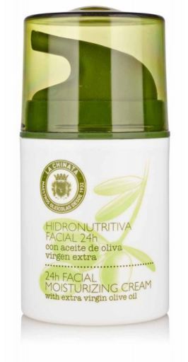 Crema Facial Hidronutritiva con oliva 24h