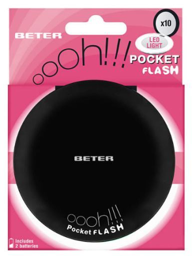 Ohh! Pocket Flash con Luz y Aumento negro