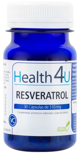 Resveratrol 510 mg 30 Cápsulas de 510 mg