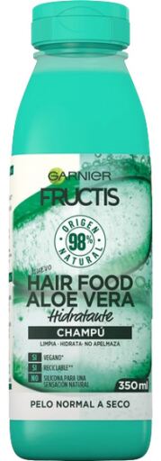 Fructis Hair Food Aloe Vera Champú Hidratante 350 ml