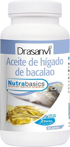 Hígado de bacalao nutrabasicos 90 cápsulas