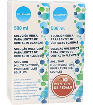 Solución Única para Lentes de Contacto Blandas 2X500 ml