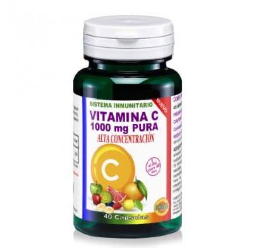 Vitamina C Pura 40 Cápsulas 1 gr