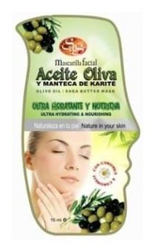 Mascarilla Facial Aceite oliva Y karité 15 ml