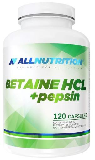 Betaine HCL + Pepsina 120 cápsulas